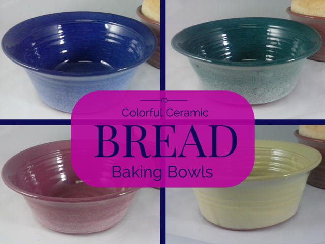 Colorful Ceramic Bread Baking Bowls